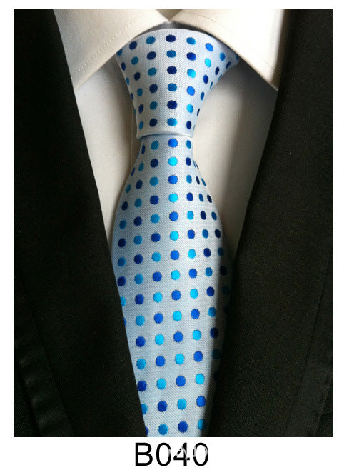 Gravata Jacquard Poliéster Masculina