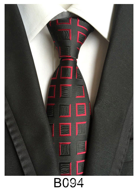 Gravata Jacquard Poliéster Masculina