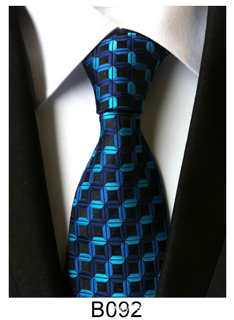 Gravata Jacquard Poliéster Masculina