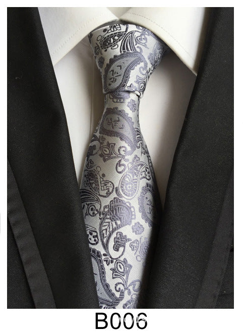 Gravata Jacquard Poliéster Masculina