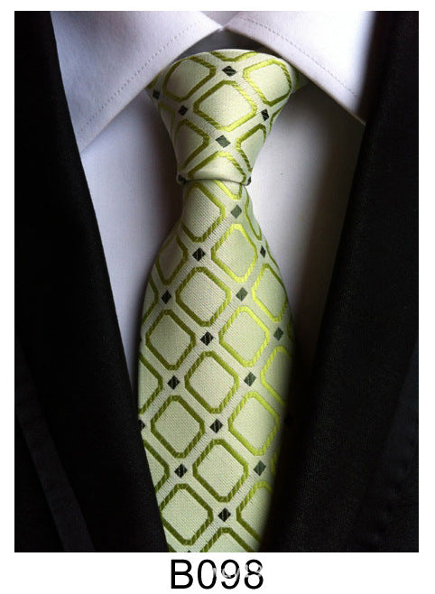 Gravata Jacquard Poliéster Masculina
