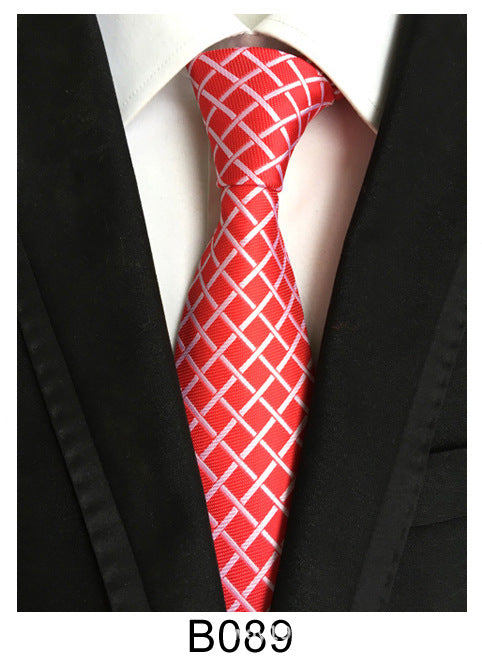 Gravata Jacquard Poliéster Masculina