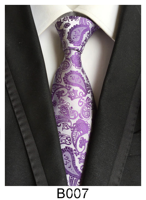 Gravata Jacquard Poliéster Masculina