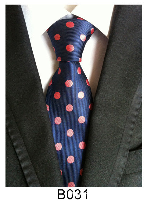 Gravata Jacquard Poliéster Masculina