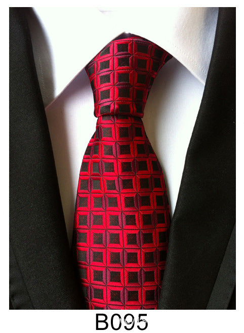 Gravata Jacquard Poliéster Masculina