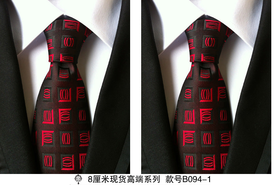 Gravata Jacquard Poliéster Masculina