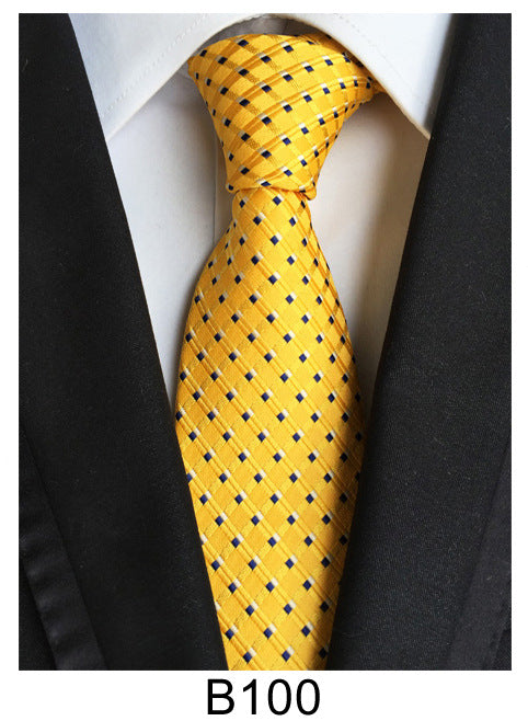 Gravata Jacquard Poliéster Masculina