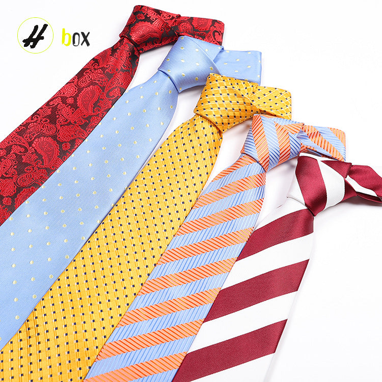 Gravata Jacquard Poliéster Masculina