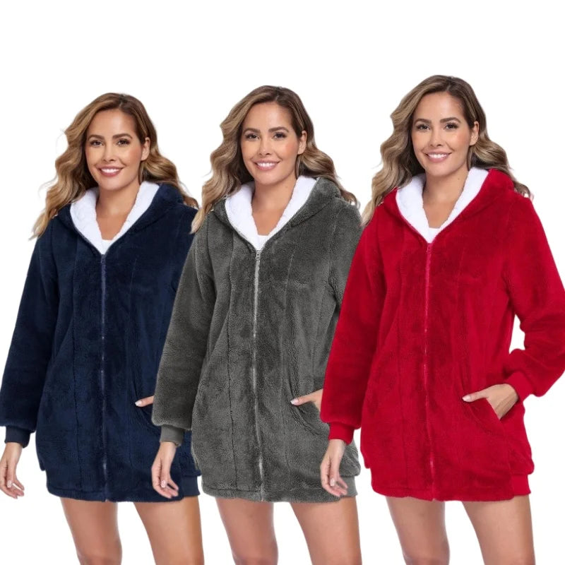 Hoodie Full Zip Feminino Oversized 300gsm