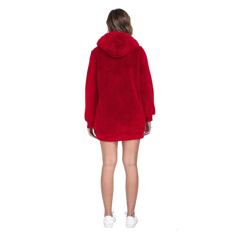 Hoodie Full Zip Feminino Oversized 300gsm
