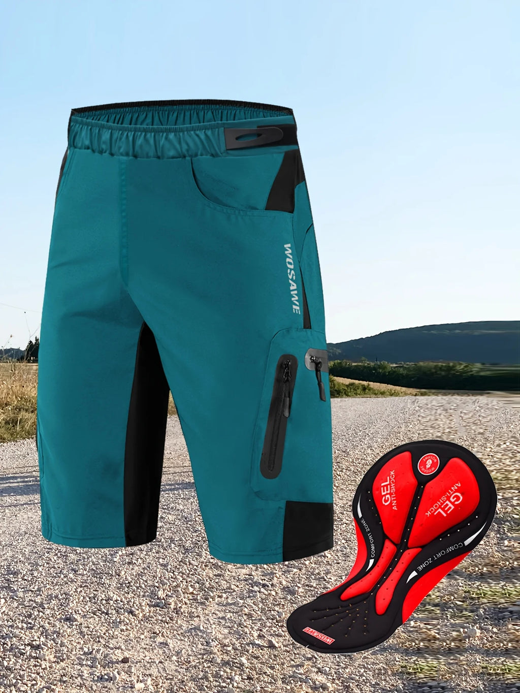 Custom Logo White Pocketed Compression Plus Size Cycling Shorts Personalized OEM Performance Biking Apparel