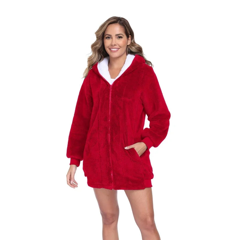 Hoodie Full Zip Feminino Oversized 300gsm