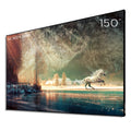 Tela de quadro fixo de filme de venda quente Tela UST ALR de 150 polegadas com tela de projeção de rejeição de luz ambiente HD 4K para cinema em casa
