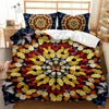 3D Printed Microfiber Rainbow Butterfly Bedding Set for Girls Boys Children Solid Pattern with Polyester Filling