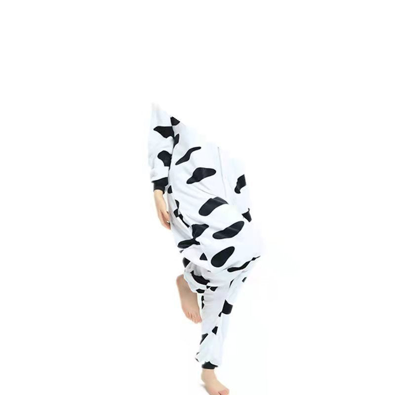 Cross-Border Cartoon One-Piece Pajamas Animal Flannel Winter Thickened Cross-Border Dinosaur Pegasus Tiger Unicorn