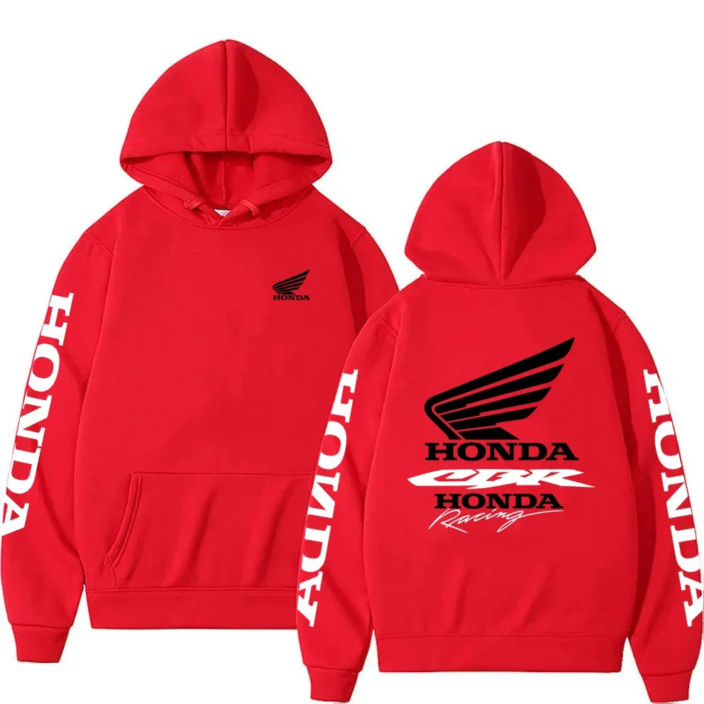Novo Outono/Inverno Honda CBR Motocicleta Moletom Preto Masculino Moletom Masculino da Moda Pulôver Estilo de Rua Feminino