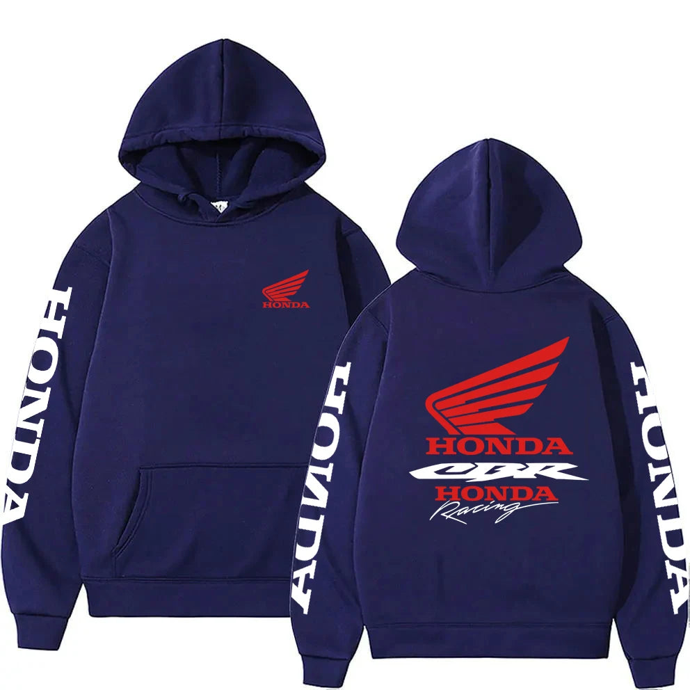 Novo Outono/Inverno Honda CBR Motocicleta Moletom Preto Masculino Moletom Masculino da Moda Pulôver Estilo de Rua Feminino