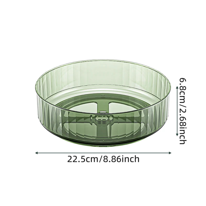 Bandeja Giratória 360° Lazy Susan para Geladeira e Cozinha
