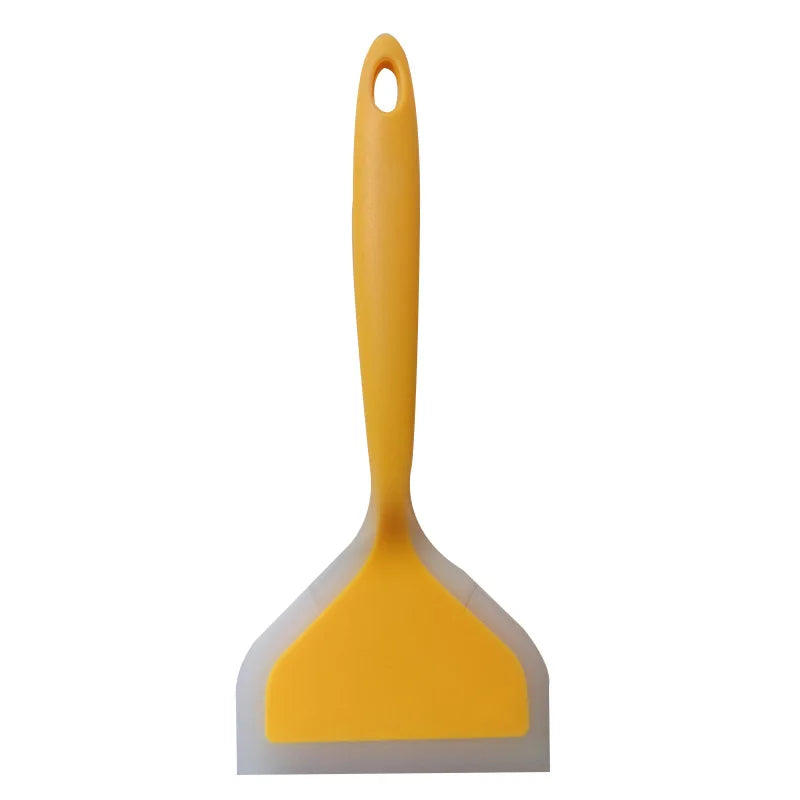 Pie Silicone Spatula Kitchen Non Stick Silicone Spatula High Temperature Resistant Beef Meat Egg Spatula Pizza Cooking Tools