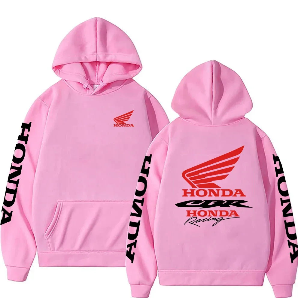 Novo Outono/Inverno Honda CBR Motocicleta Moletom Preto Masculino Moletom Masculino da Moda Pulôver Estilo de Rua Feminino