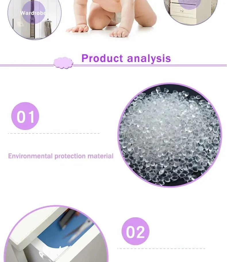 Trava Magnética Invisível de Segurança Infantil para Armários