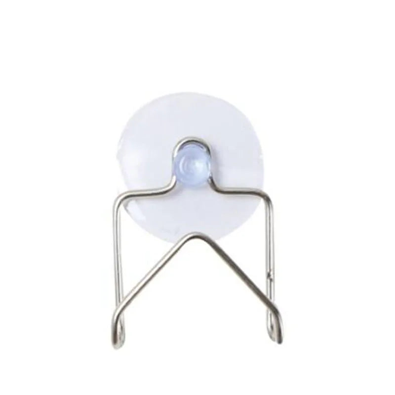 1/2/3Pcs Stainless Steel Suction Cup Drain Rack Sponge Holder Brush Soap Dishwashing Liquid Drainer Kitchen Sundries Organizers