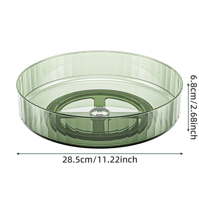 Bandeja Giratória 360° Lazy Susan para Geladeira e Cozinha