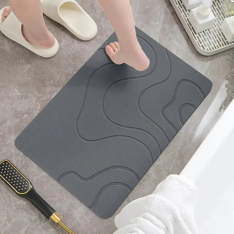 Tapete de Diatomita Macio para Banheiro e Entrada