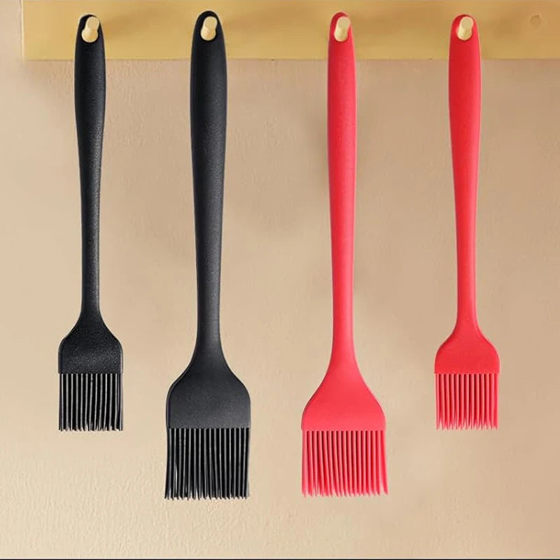Silicone Oil Brush Basting Pastry Brush Heat Resistant Barbecue Brush Nonstick Butter Brush BBQ Cooking Baking Tool Oil Brush Se