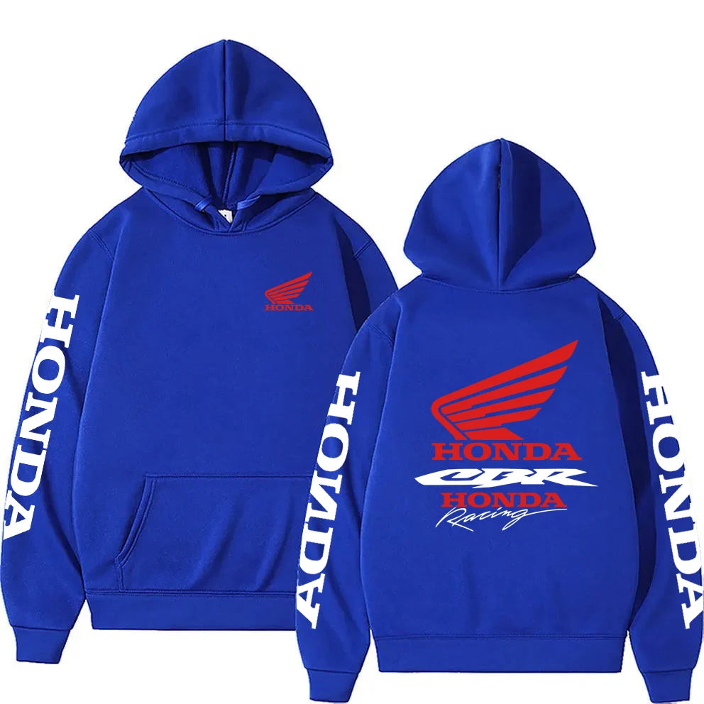 Novo Outono/Inverno Honda CBR Motocicleta Moletom Preto Masculino Moletom Masculino da Moda Pulôver Estilo de Rua Feminino