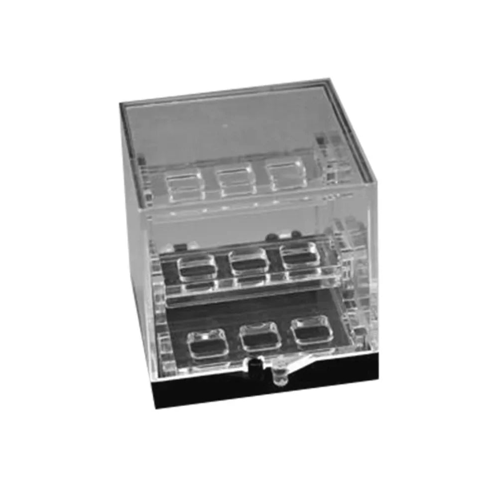 Acrylic Crystal Display Case Display Holder Organizers Stones Rocks Gemstones Collection Three-layer Display Rack Container
