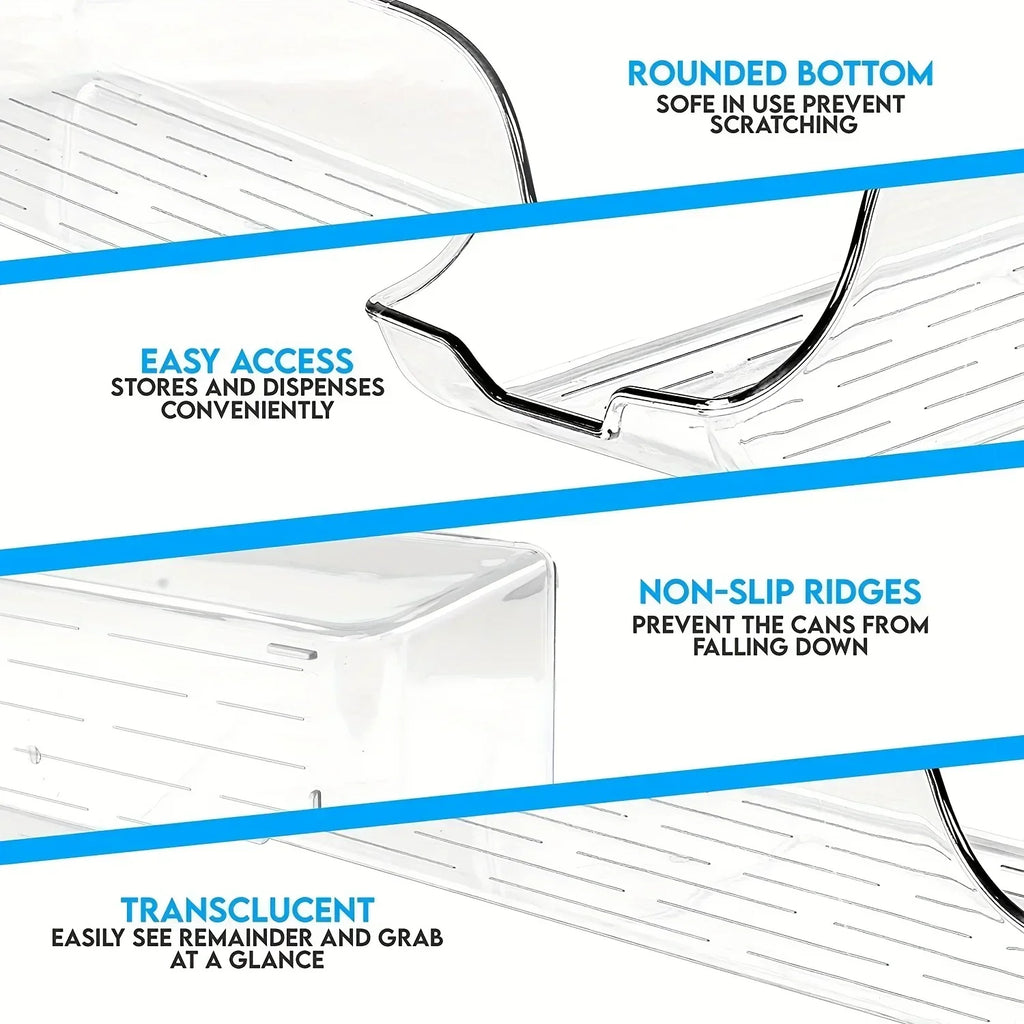 Organizador de Latas para Geladeira com Dispensador Automático