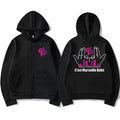 Singer Jul C'est Marseille Bébé Song Double Sided Graphic Sweatshirt Men Women Fashion Casual Zipper Coat Unisex Fleece Hoodies