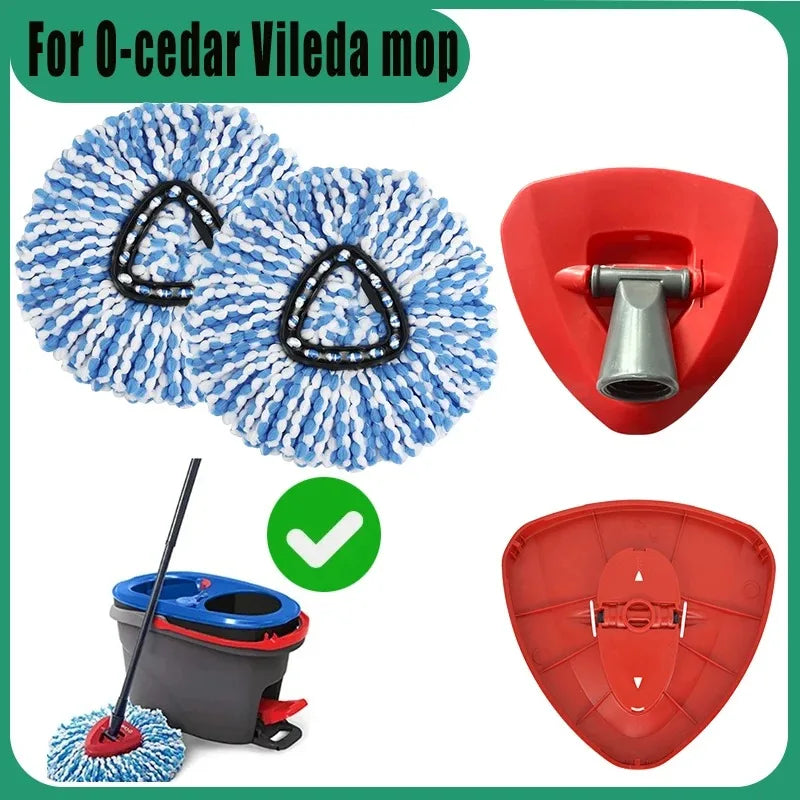 Refil de Microfibra para Mop Giratório Reutilizável