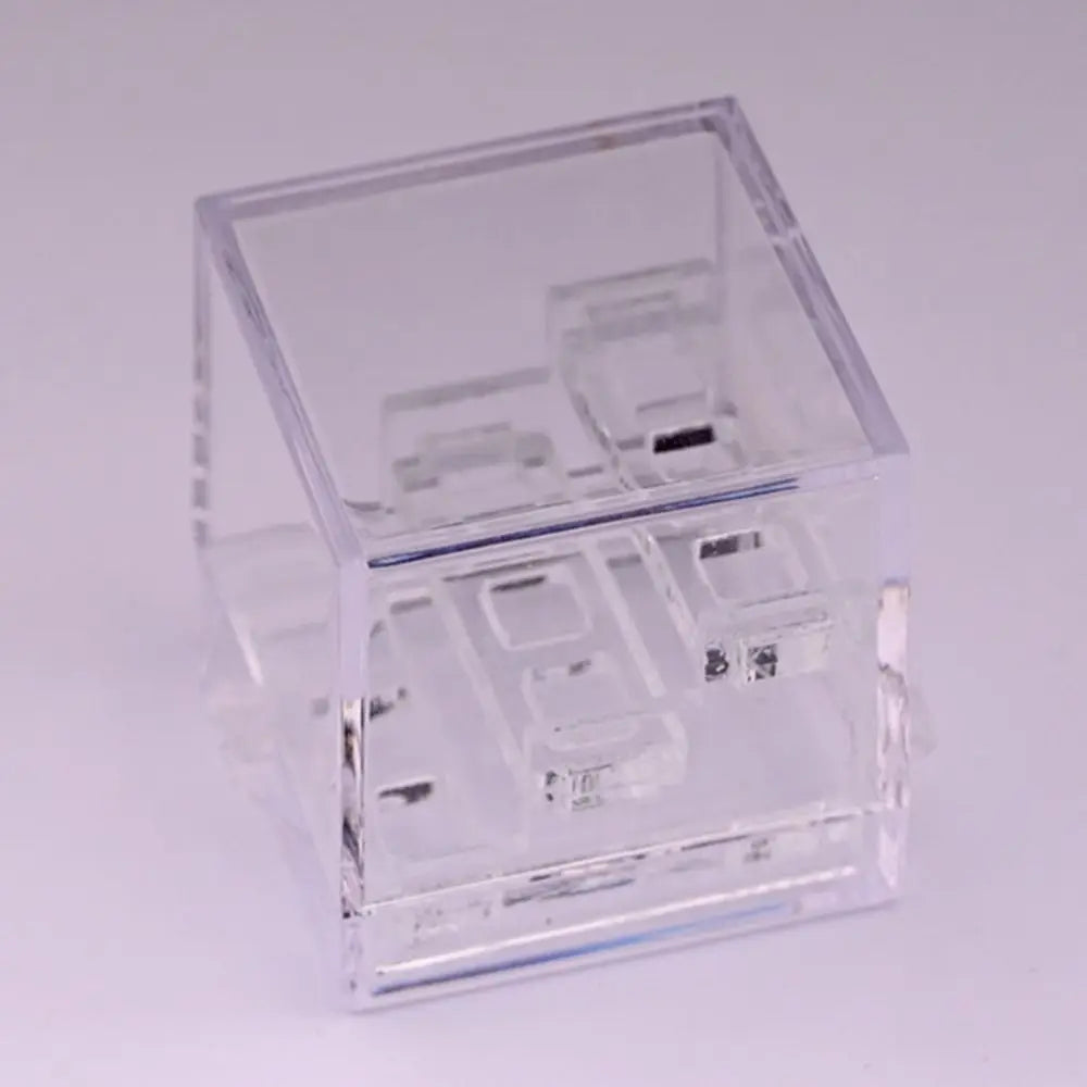 Acrylic Crystal Display Case Display Holder Organizers Stones Rocks Gemstones Collection Three-layer Display Rack Container
