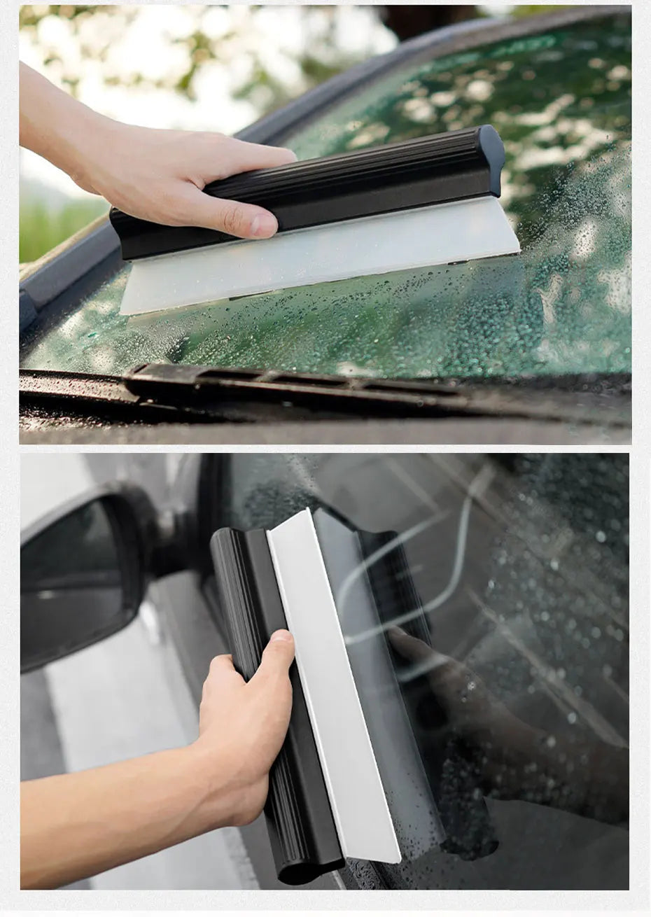 Rodo de Silicone Flexível para Limpeza de Vidros do Carro