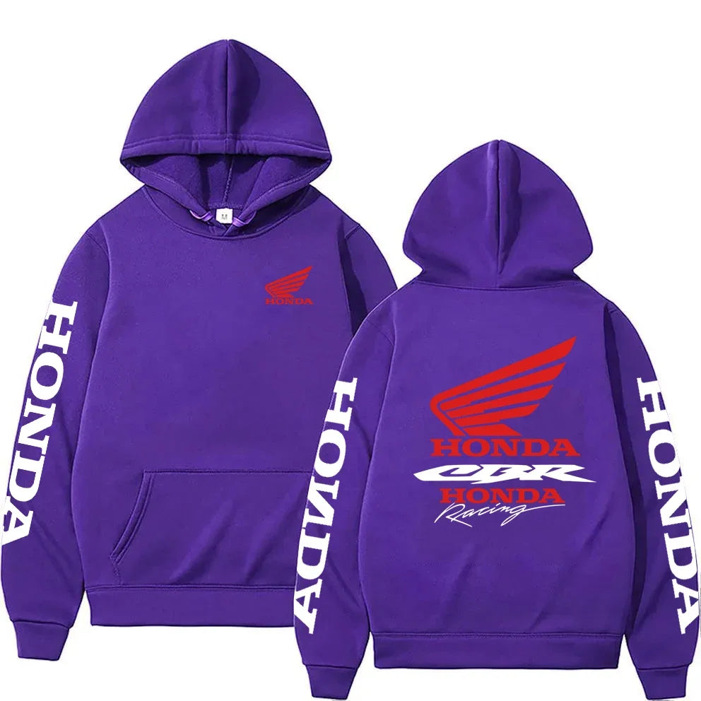 Novo Outono/Inverno Honda CBR Motocicleta Moletom Preto Masculino Moletom Masculino da Moda Pulôver Estilo de Rua Feminino