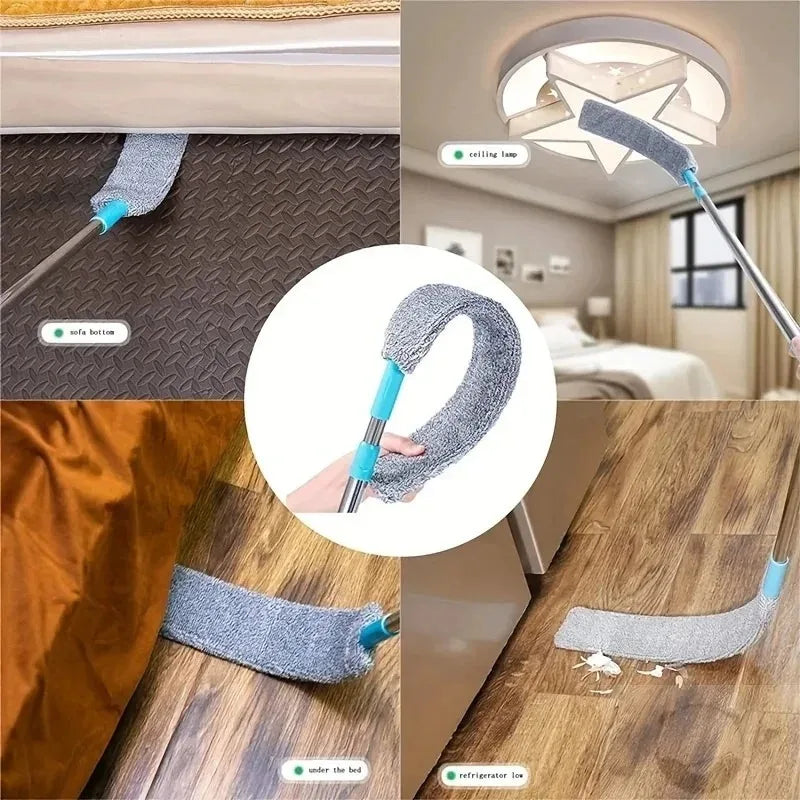 Mop com Cabo Telescópico e Cabeça Flexível para Limpeza