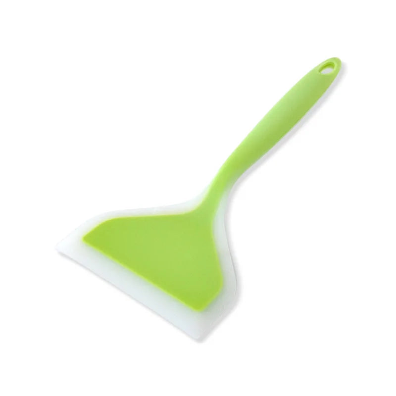 Pie Silicone Spatula Kitchen Non Stick Silicone Spatula High Temperature Resistant Beef Meat Egg Spatula Pizza Cooking Tools