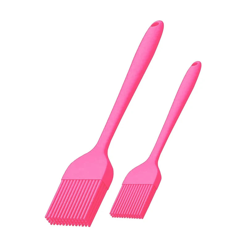 Silicone Oil Brush Basting Pastry Brush Heat Resistant Barbecue Brush Nonstick Butter Brush BBQ Cooking Baking Tool Oil Brush Se