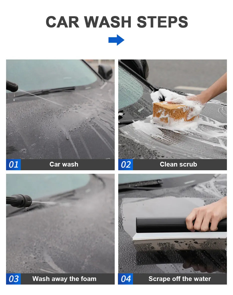 Rodo de Silicone Flexível para Limpeza de Vidros do Carro