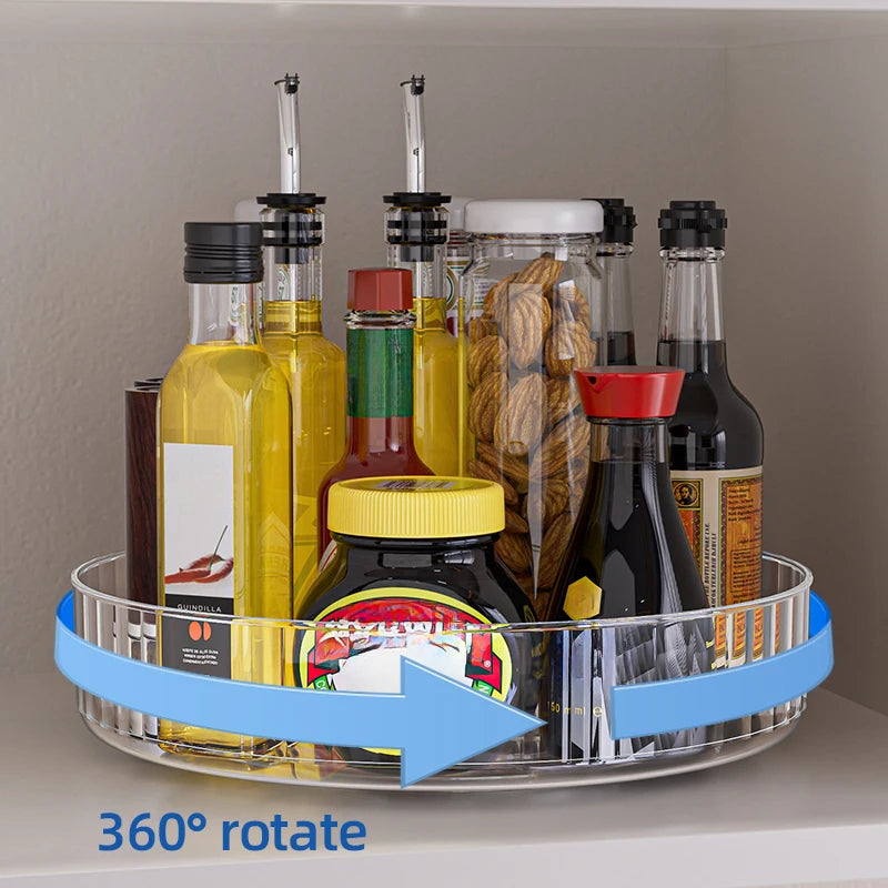 Bandeja Giratória 360° Lazy Susan para Geladeira e Cozinha