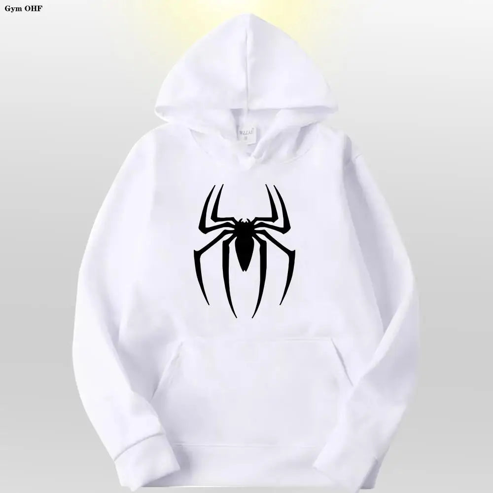 Spider Fashion Brand Men's Women's Hoodies Male Casual Sweatshirts Men's Hoodies High Quality Pullover Sweatshirt Tops Fleece
