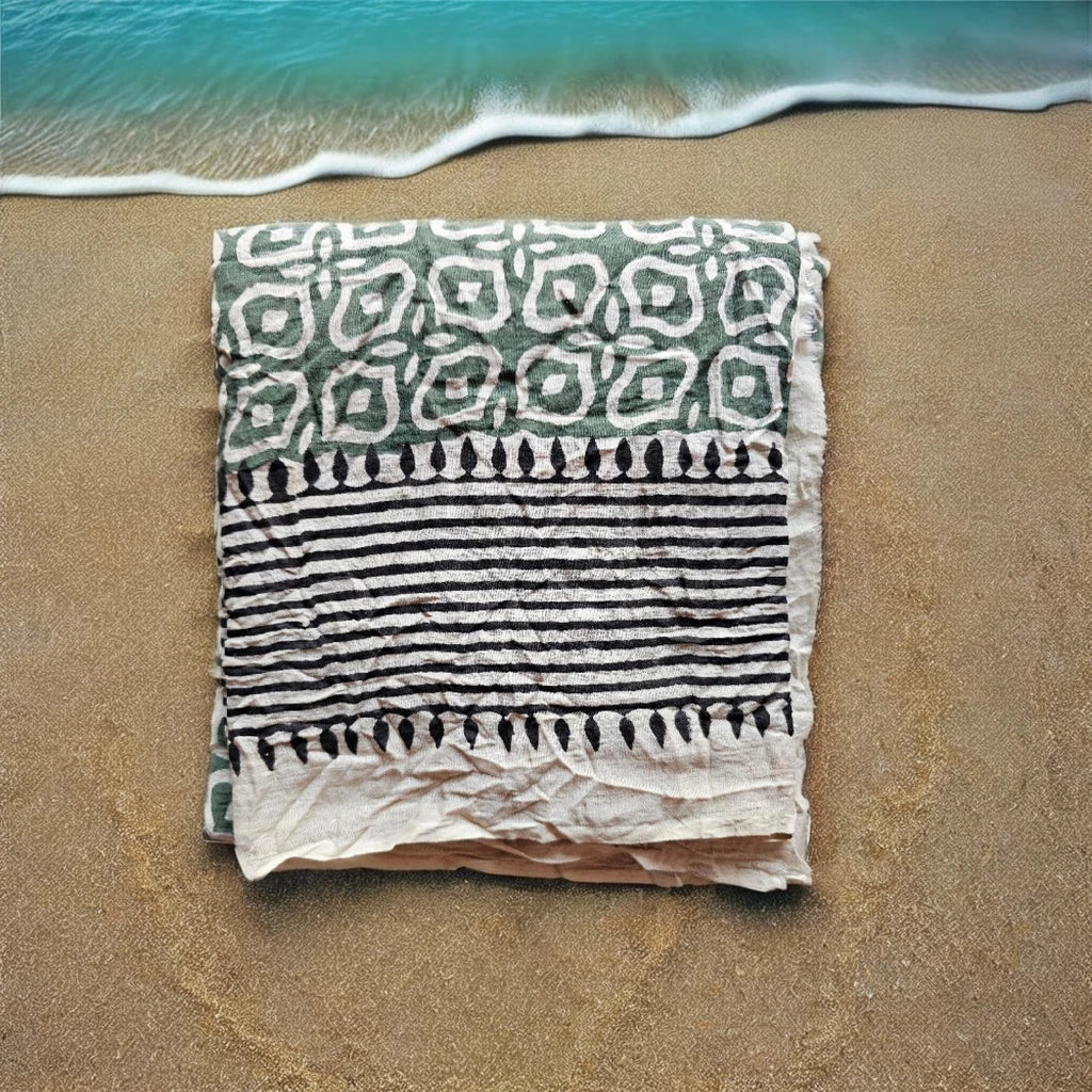 Sarong Bandeau Manga Longa Algodão Eco-Friendly
