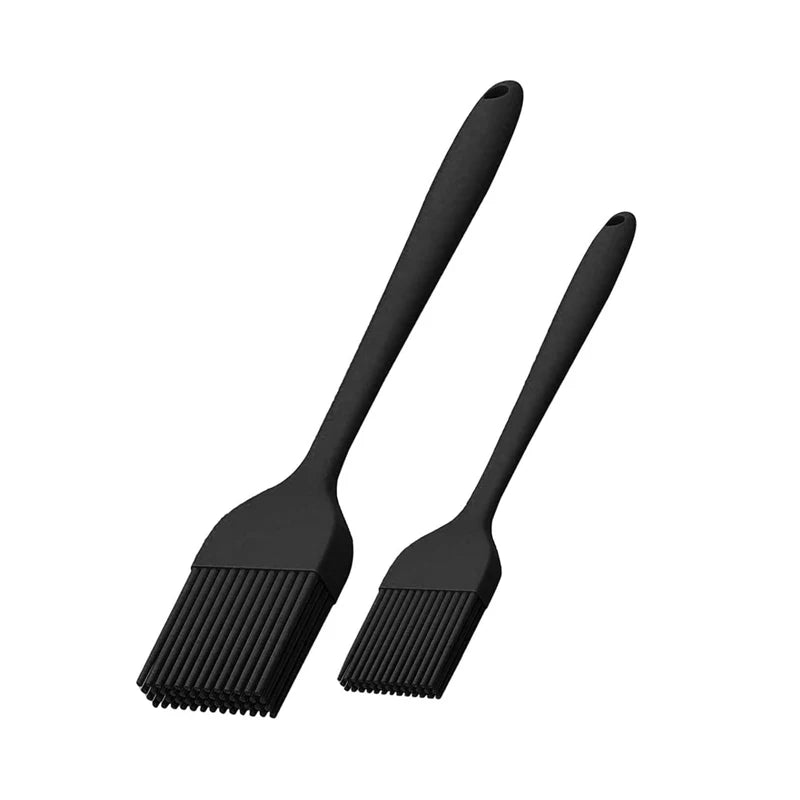 Silicone Oil Brush Basting Pastry Brush Heat Resistant Barbecue Brush Nonstick Butter Brush BBQ Cooking Baking Tool Oil Brush Se