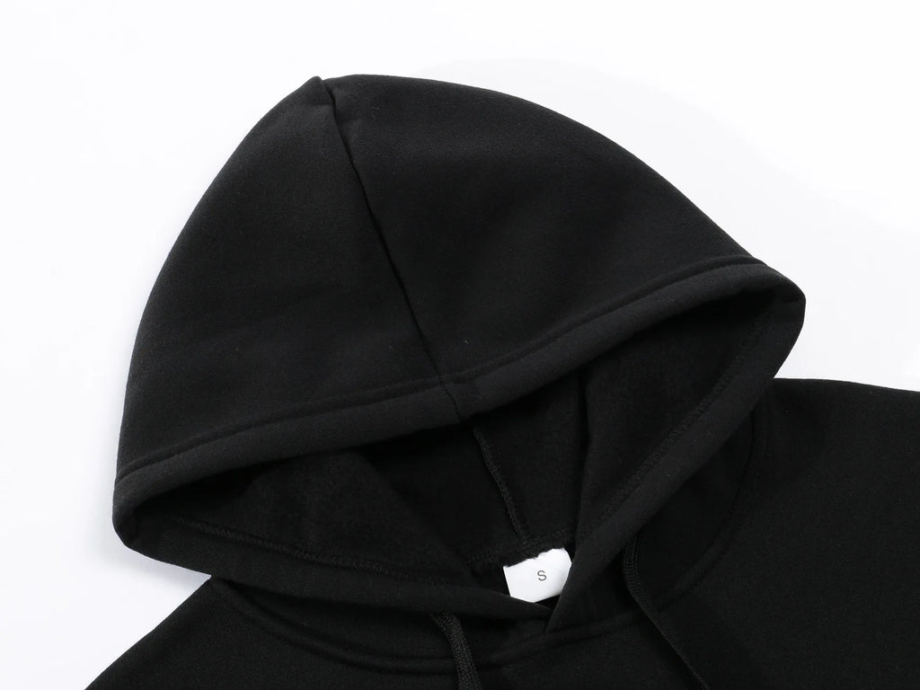 Graphic Hoodies Supra letter Printed Harajuku Fashion Black Popular Sudadera Con Capucha Hombre Men Sudadera Con Capucha