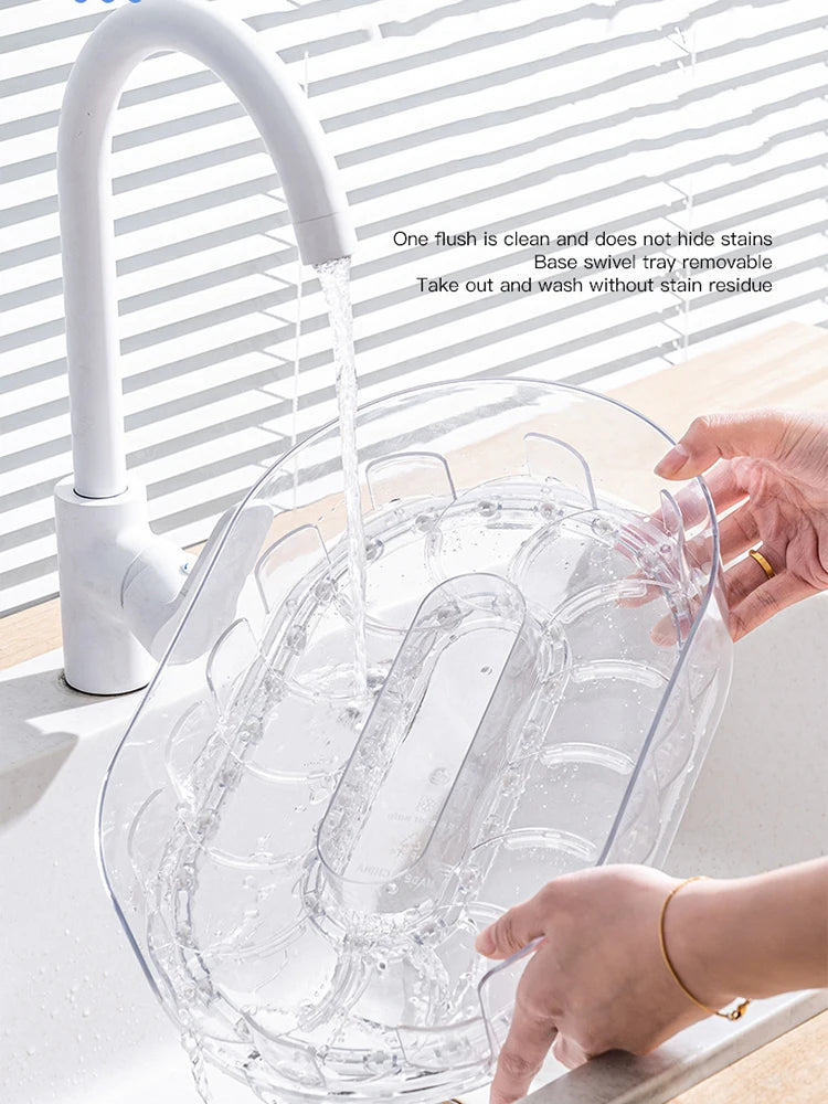 Suporte Giratório 360° para Bebidas e Temperos na Cozinha