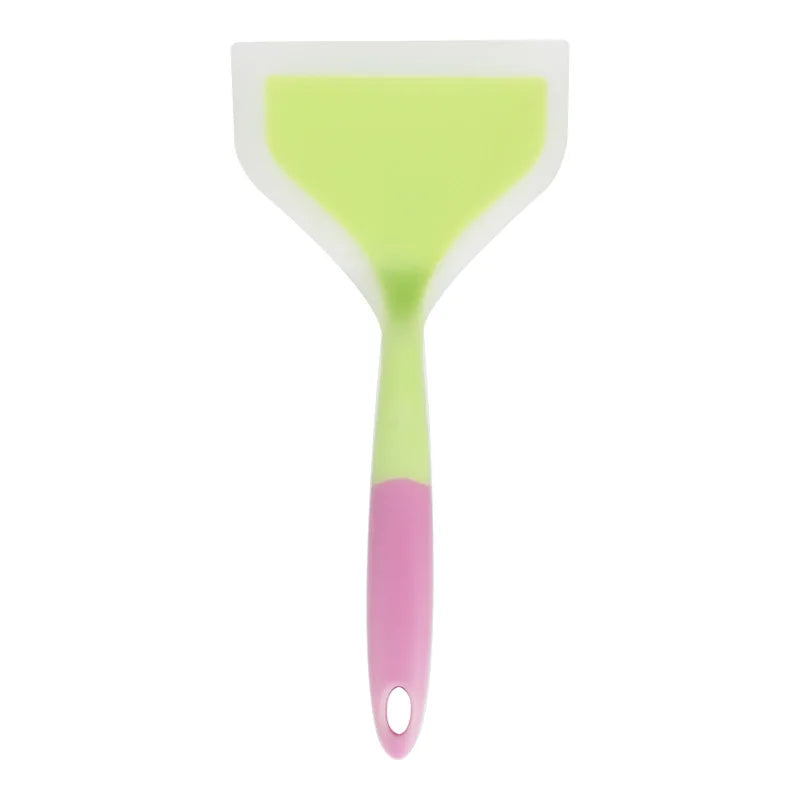 Pie Silicone Spatula Kitchen Non Stick Silicone Spatula High Temperature Resistant Beef Meat Egg Spatula Pizza Cooking Tools