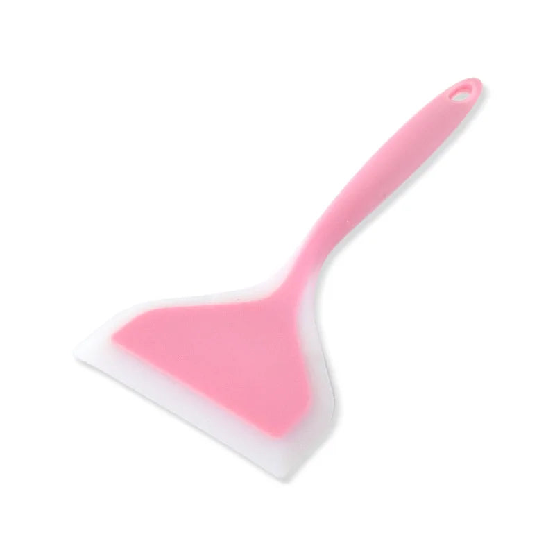 Pie Silicone Spatula Kitchen Non Stick Silicone Spatula High Temperature Resistant Beef Meat Egg Spatula Pizza Cooking Tools