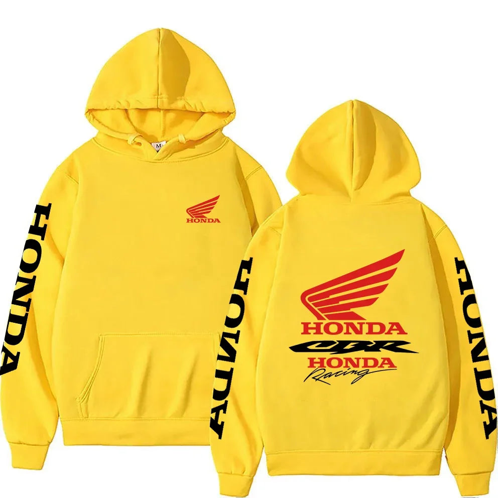 Novo Outono/Inverno Honda CBR Motocicleta Moletom Preto Masculino Moletom Masculino da Moda Pulôver Estilo de Rua Feminino